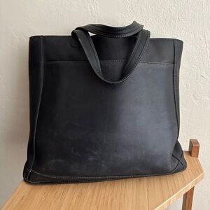 ‼️SOLD‼️Vintage Coach Bag Bleecker Book Tote - 9314 - Black